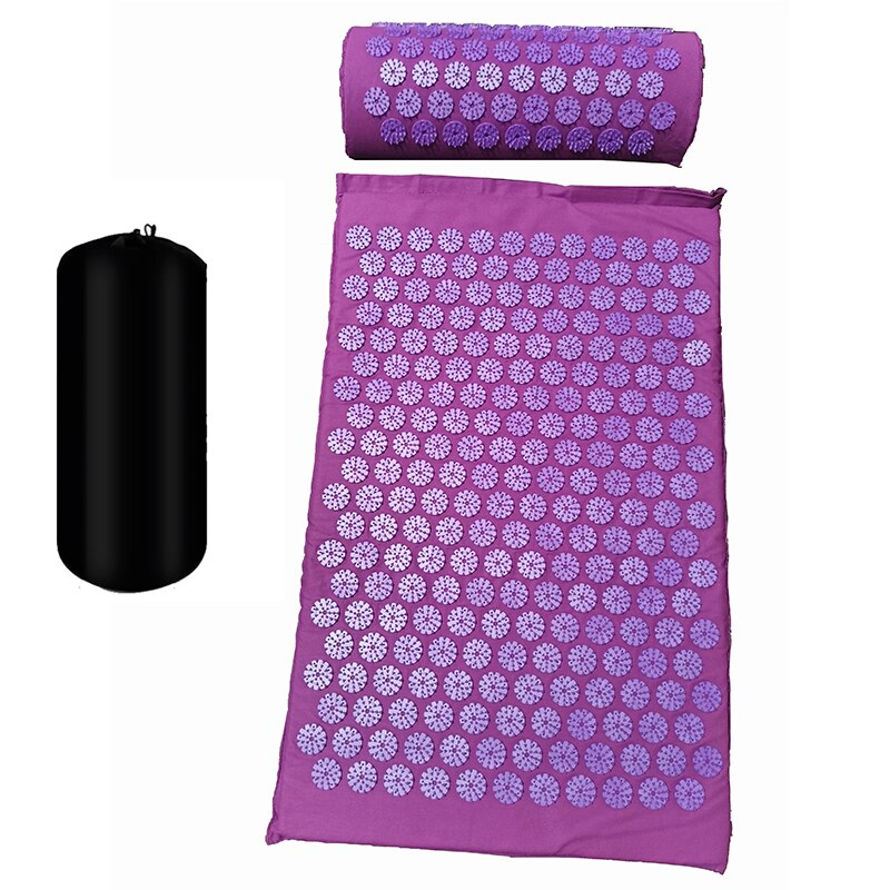 Massager Cushion Shakti Mat Massage Yoga Mat Acupressure Relieve Stress Back Body Pain Spike Mat Acupuncture Massage Mat