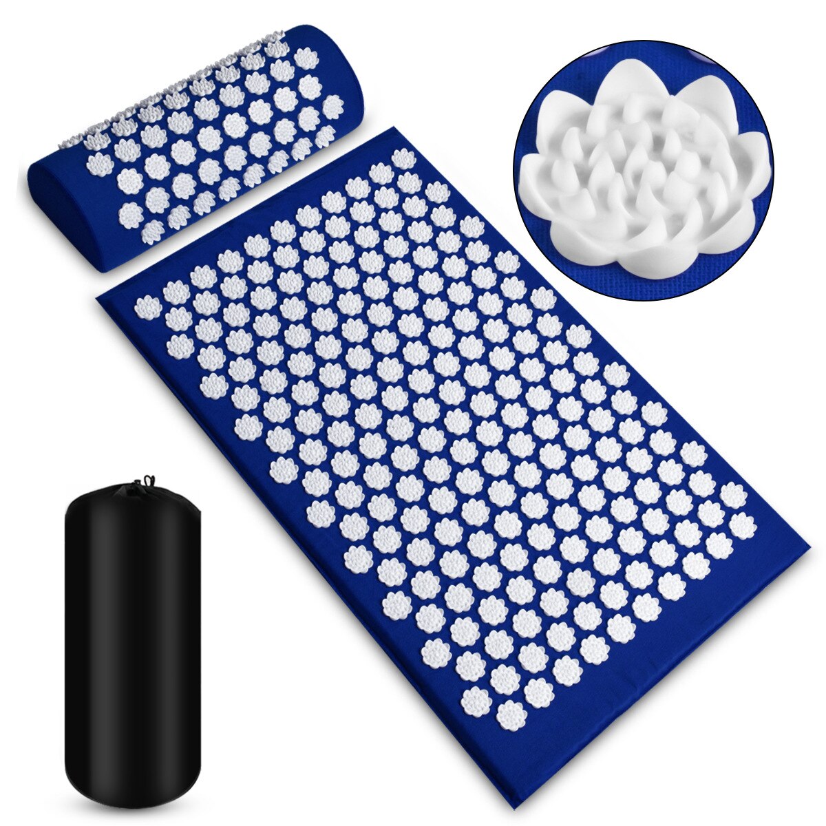 Massager Cushion Shakti Mat Massage Yoga Mat Acupressure Relieve Stress Back Body Pain Spike Mat Acupuncture Massage Mat
