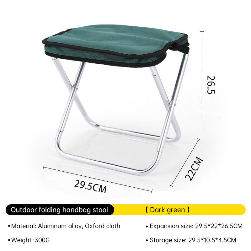 Outdoor Folding Ultra Light Camping Chair Portable Bench Travel Self driving Tour BBQ Camping Equipment