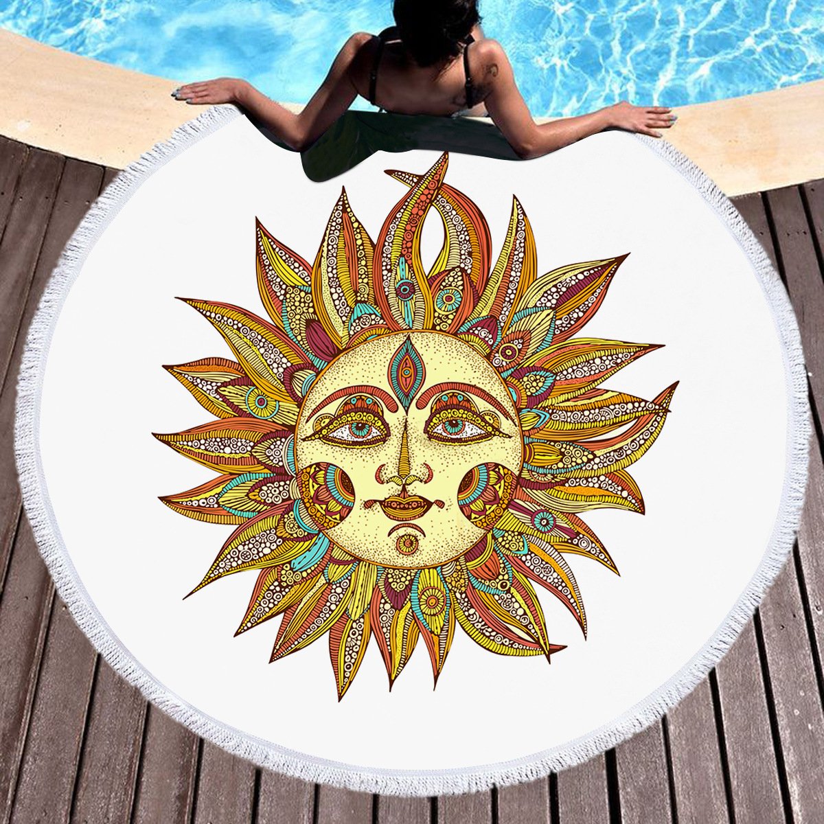 Sun Beach Towels Boho Swimwear Bathing Blanket