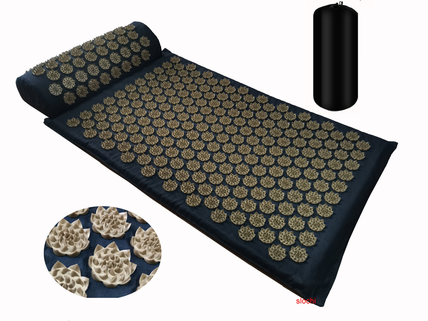Massager Cushion Shakti Mat Massage Yoga Mat Acupressure Relieve Stress Back Body Pain Spike Mat Acupuncture Massage Mat