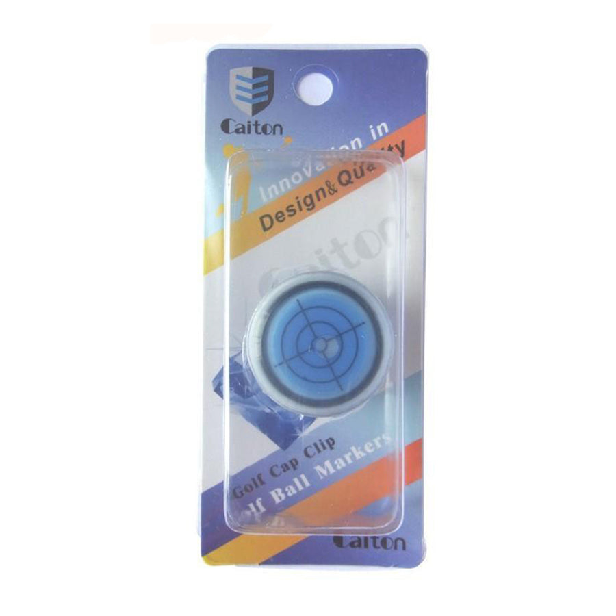 Golf Round Level Cap Clip Ball Mark With Level Function