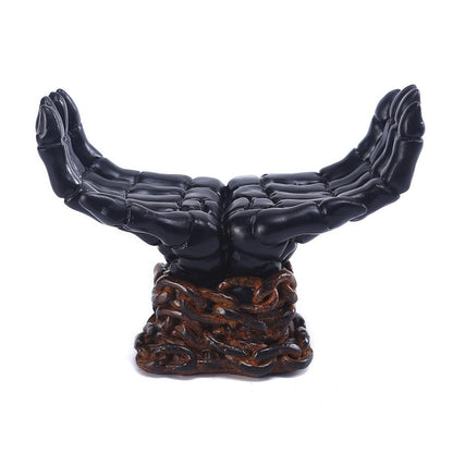 Palm shaped candle holder for home decoration ornaments
