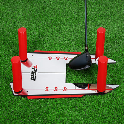 Golf Coach Mirror Swing Practice Device Shatter-Proof Mirror Golf Putter Mirror Golf Swing Mirror