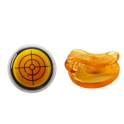 Golf Round Level Cap Clip Ball Mark With Level Function