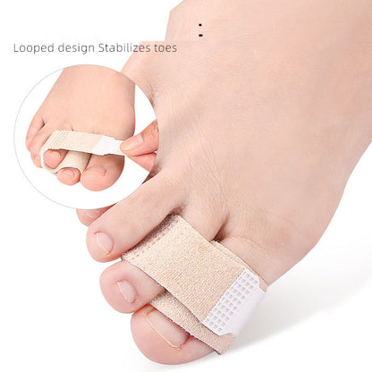 Toe overlap, thumb eversion, day and night use of male and female finger separation device