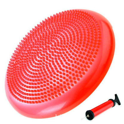 PVC Inflatable Yoga Massage Ball Fitness Yoga Balancing Ball Pad Training Cushion Stability Exercise Point Massage Mat Ball Dish