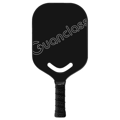 Carbon fiber hot pressed integrated pickleball racket for competition