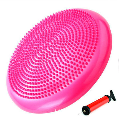 PVC Inflatable Yoga Massage Ball Fitness Yoga Balancing Ball Pad Training Cushion Stability Exercise Point Massage Mat Ball Dish