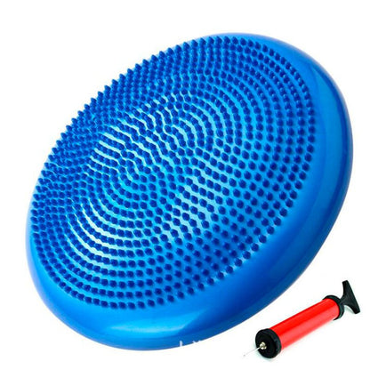 PVC Inflatable Yoga Massage Ball Fitness Yoga Balancing Ball Pad Training Cushion Stability Exercise Point Massage Mat Ball Dish