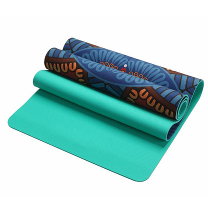 5mm Yoga Mat Non-slip Soft Suede Yoga Pad Slimming Fitness Exercise Mat Indoor Sports Supplies Fitness Body Building Pilates Mat