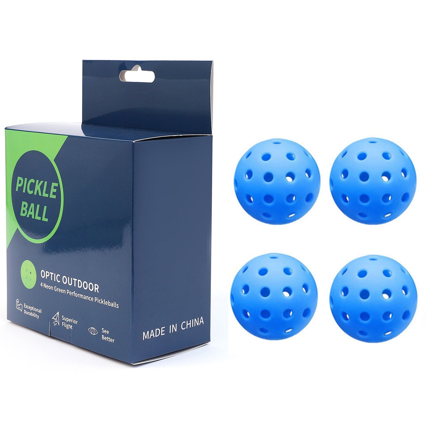 Pickleball Ball 74mm 40 Hole Color