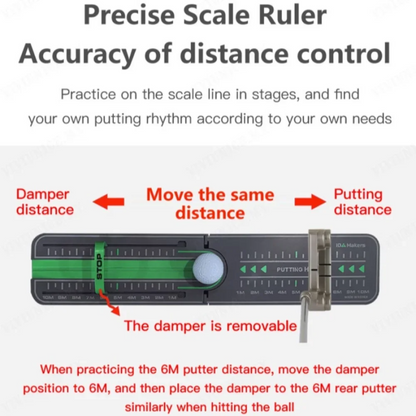 Golf Distance Putting Precision Drill Golf Putting Green Mat Putting Ball Pad Mini Putting Training Aids Golf Accessories Golf