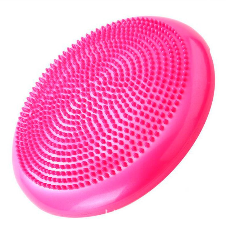 PVC Inflatable Yoga Massage Ball Fitness Yoga Balancing Ball Pad Training Cushion Stability Exercise Point Massage Mat Ball Dish