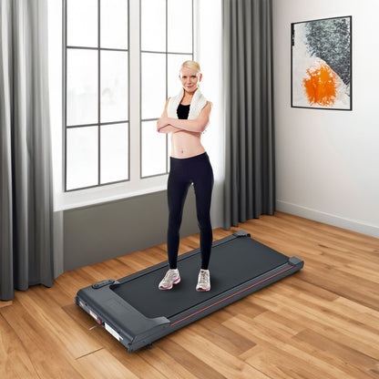 Brushless electric walking mat, 300 pound capacity, portable treadmill for home use, 0.5 to 4.0 miles per hour