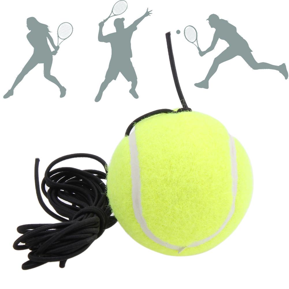 Heavy Duty Tennis Training Tool Exercise Tennis Ball Sport Self-study Rebound Ball With Tennis Trainer Baseboard Sparring Device