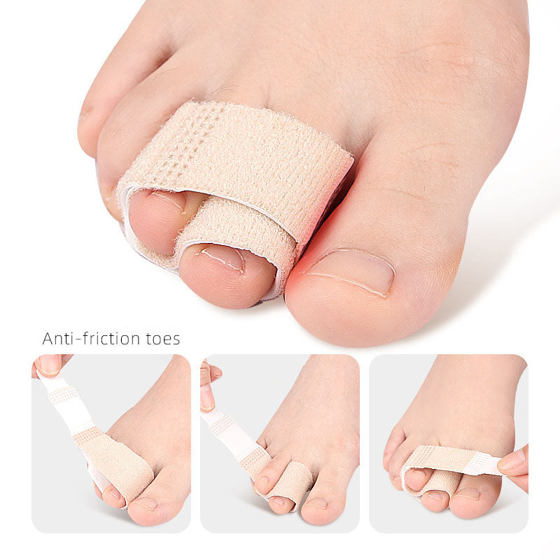 Toe overlap, thumb eversion, day and night use of male and female finger separation device