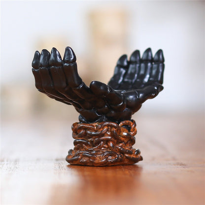 Palm shaped candle holder for home decoration ornaments