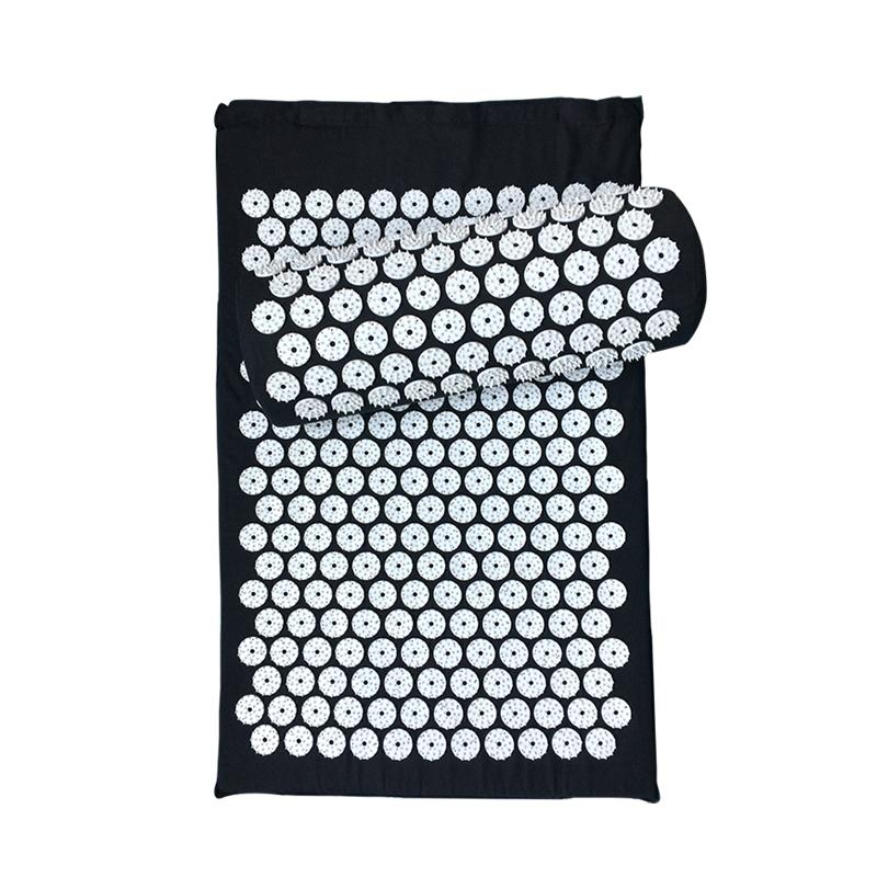 Acupressure Massager Mat Relieve Stress Pain Yoga Mat Natural Relief Stress Tension Body Massage Pillow Cushion