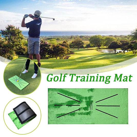 Golf Training Mat for Swing Detection Batting Mini Golf Practice Training Aid Game and Gift