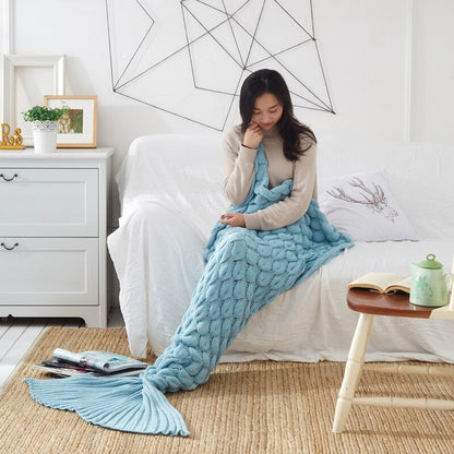 Mermaid Knit Blanket