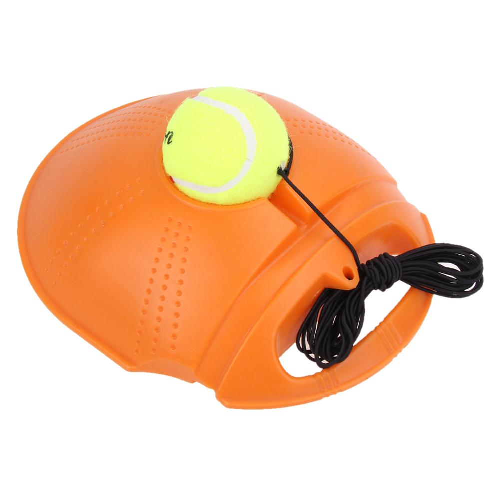 Heavy Duty Tennis Training Tool Exercise Tennis Ball Sport Self-study Rebound Ball With Tennis Trainer Baseboard Sparring Device