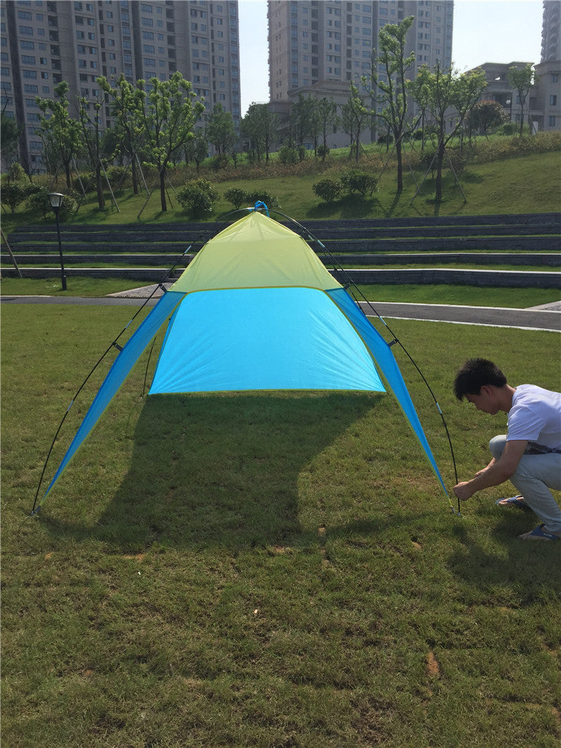 Pop Up Beach Tent Sun Shade Shelter Anti-UV Shelter Fully Automatic Folding Camping Tent