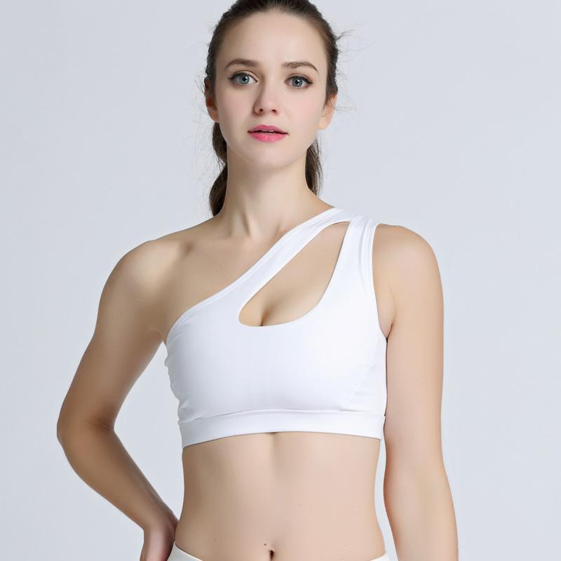 Cross Shoulder Sports Bra