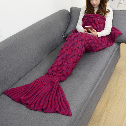 Mermaid Knit Blanket