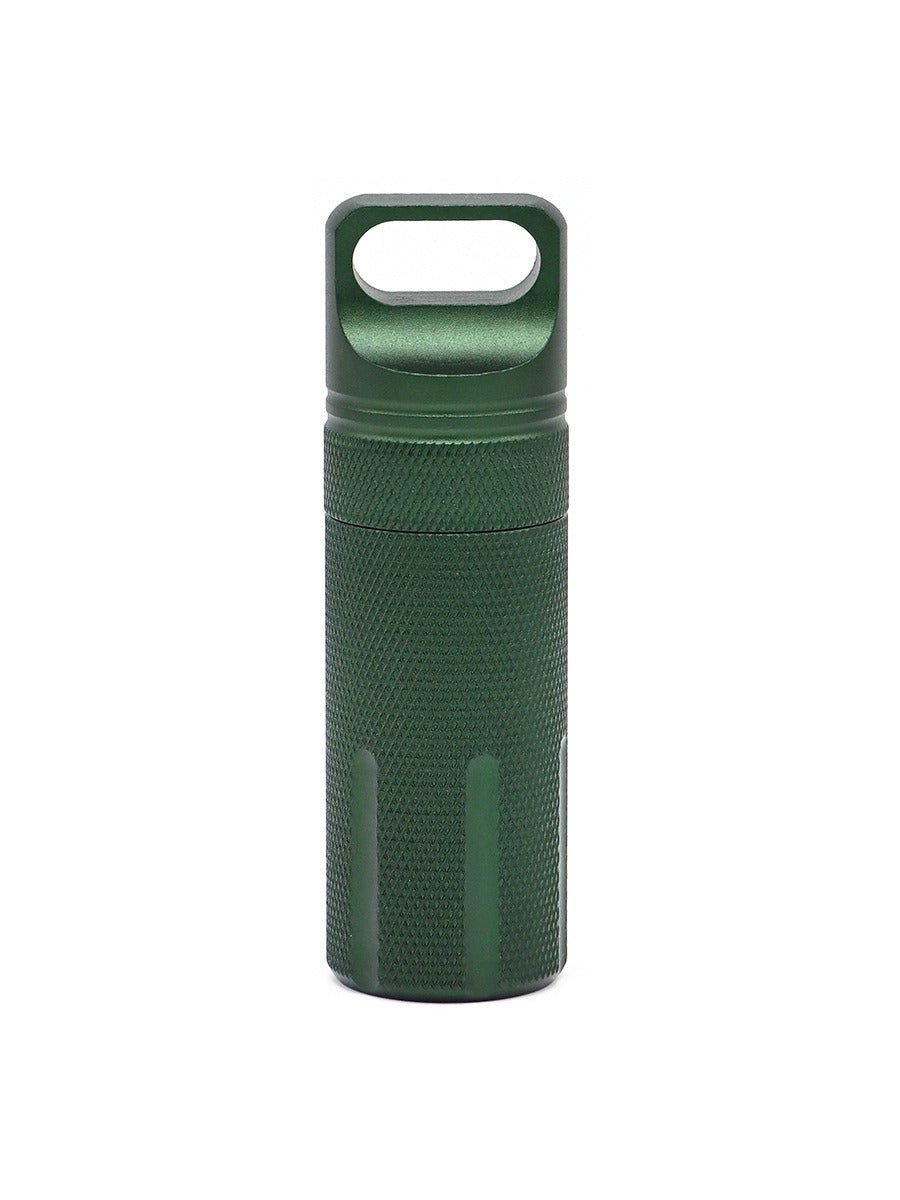 Aluminum alloy fully sealed EDC waterproof tank outdoor survival equipment waterproof compartment flat head waterproof storage b