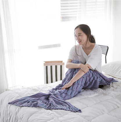 Mermaid Knit Blanket