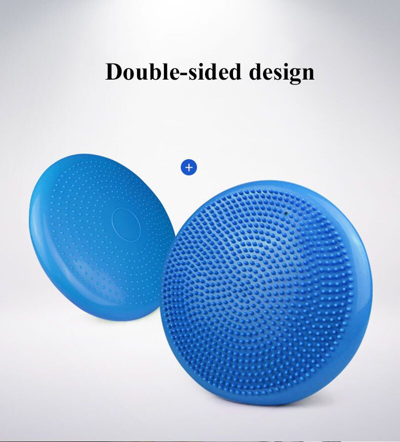 PVC Inflatable Yoga Massage Ball Fitness Yoga Balancing Ball Pad Training Cushion Stability Exercise Point Massage Mat Ball Dish