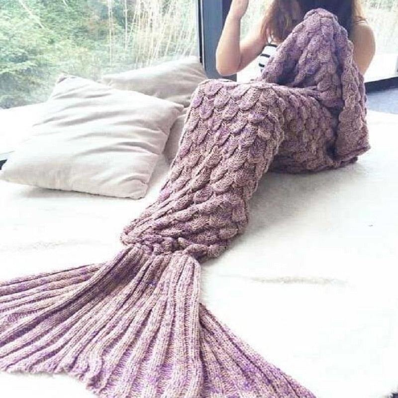 Mermaid Knit Blanket