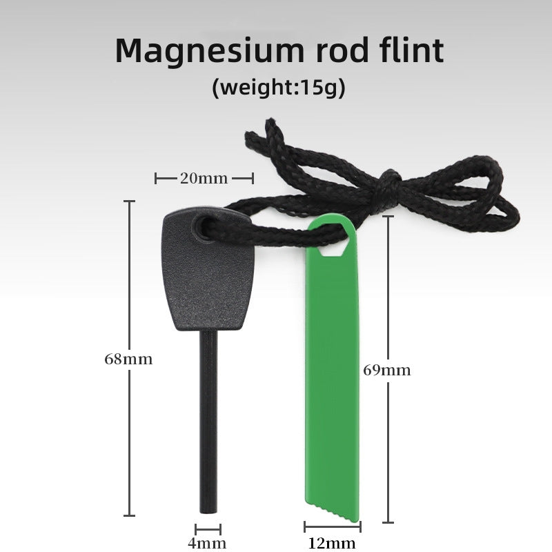 Camping set small mini flint waterproof ignition magnesium strip magnesium rod