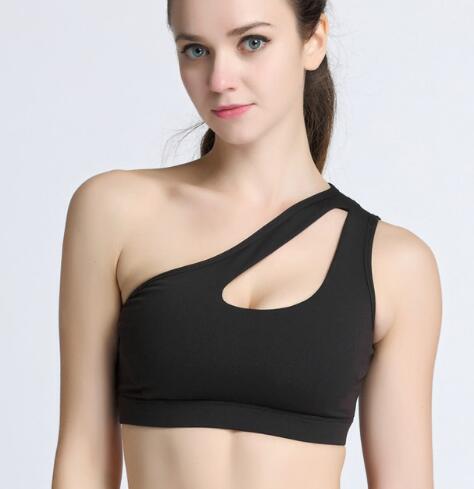 Cross Shoulder Sports Bra