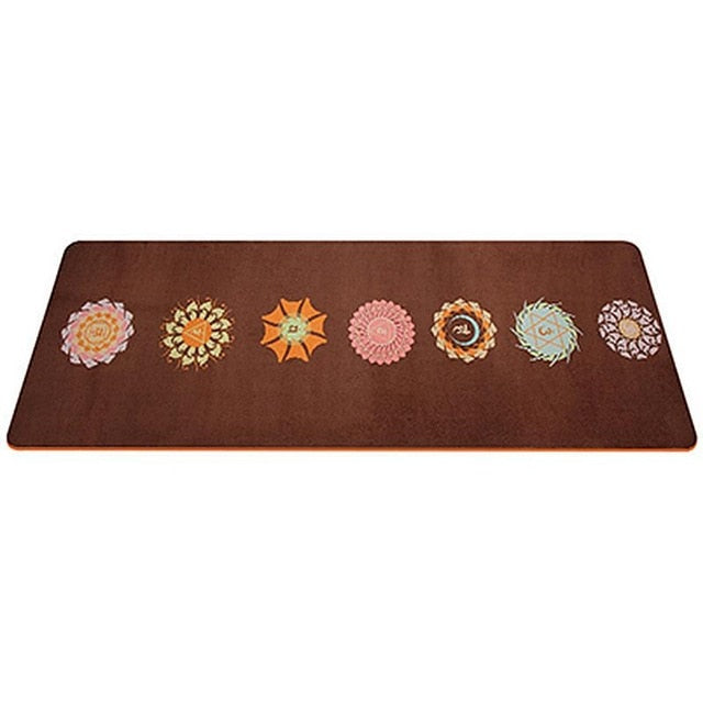 5mm Yoga Mat Non-slip Soft Suede Yoga Pad Slimming Fitness Exercise Mat Indoor Sports Supplies Fitness Body Building Pilates Mat