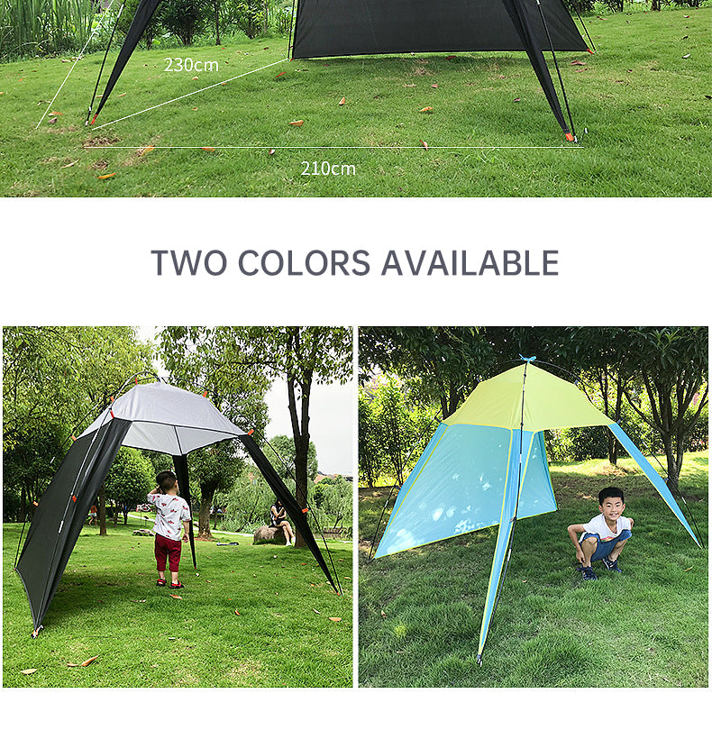 Pop Up Beach Tent Sun Shade Shelter Anti-UV Shelter Fully Automatic Folding Camping Tent