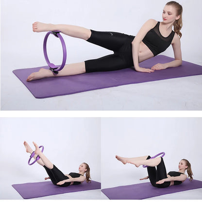 Yoga Ring Sports Training Ring Women Fitness Accessories Kinetic Resistance Circle Comfortable Portable Yoga Pilates Circle